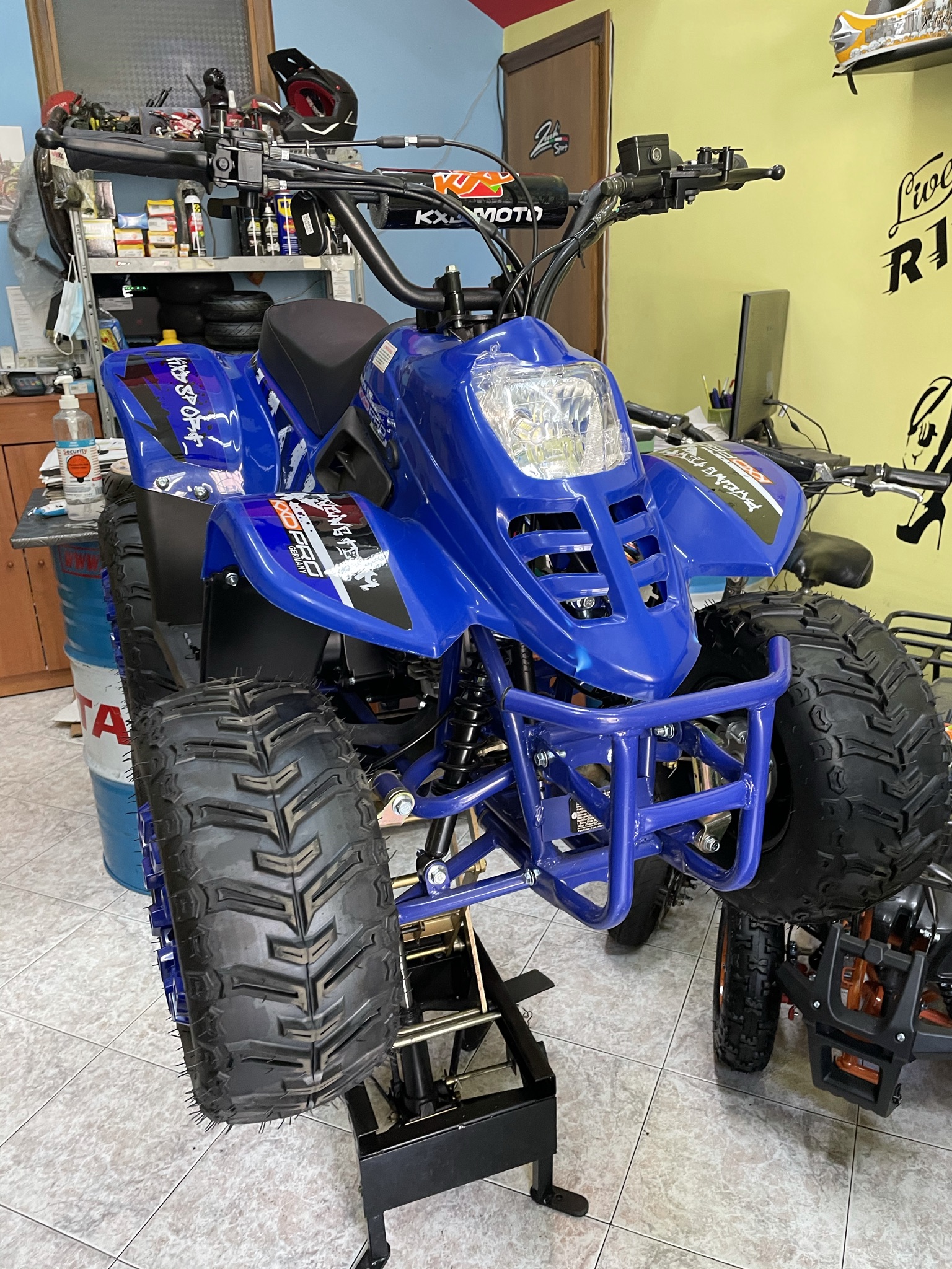 QUAD BAMBU' 125cc 4T RUOTA 7" AVVIAMENTO ELETTRICO,LUCI,TELECOMANDO,RETOMARCIA - immagine 5