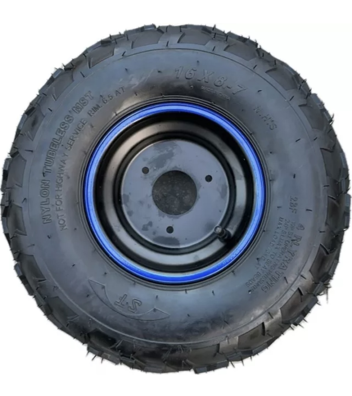 RUOTA COMPLETA DI CERCHIO E GOMMA 7" 16x8-7 - immagine 3
