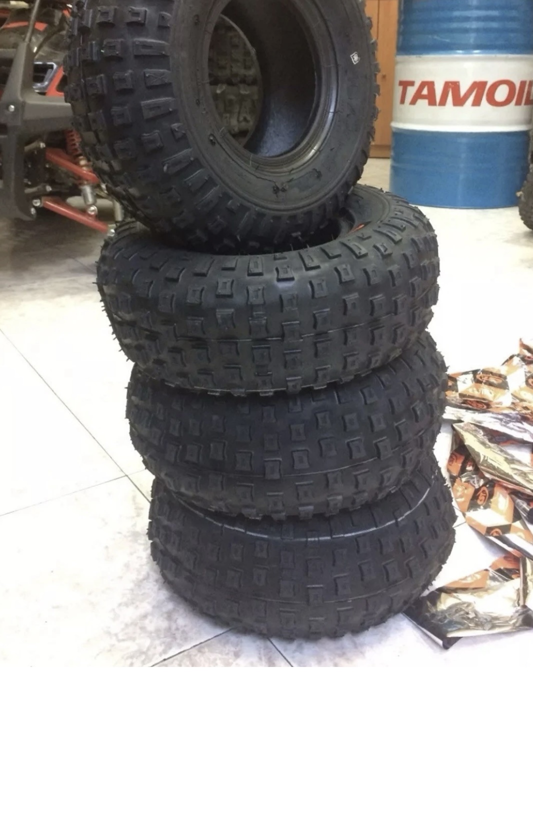 4 GOMME PNEUMATICI QUAD 6" CST C-829 145/70-6