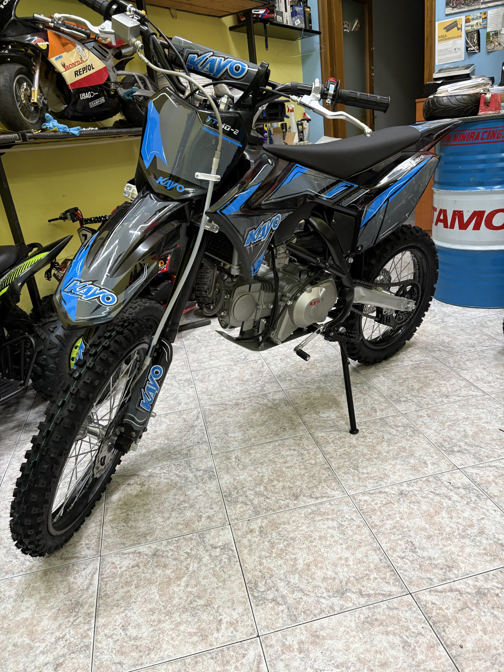 PIT BIKE KAYO 140CC 4T,4 MARCE, RUOTA 16”I9”,AVVIAMENTO ELETTRICO - immagine 3