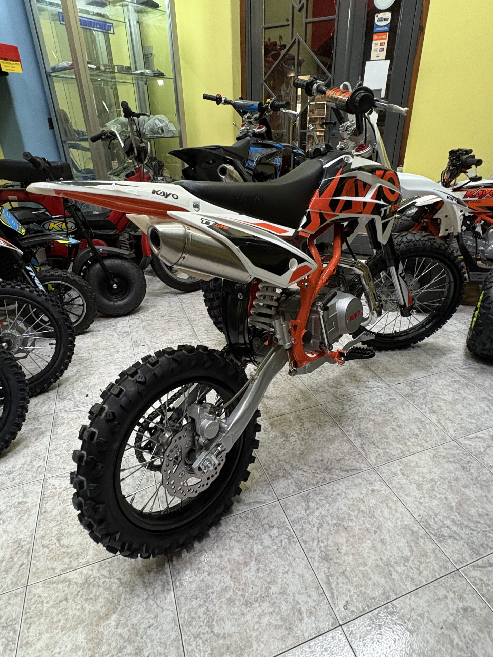 PIT BIKE KAYO 125CC 4T,4 MARCE, RUOTA 14"17” - immagine 3