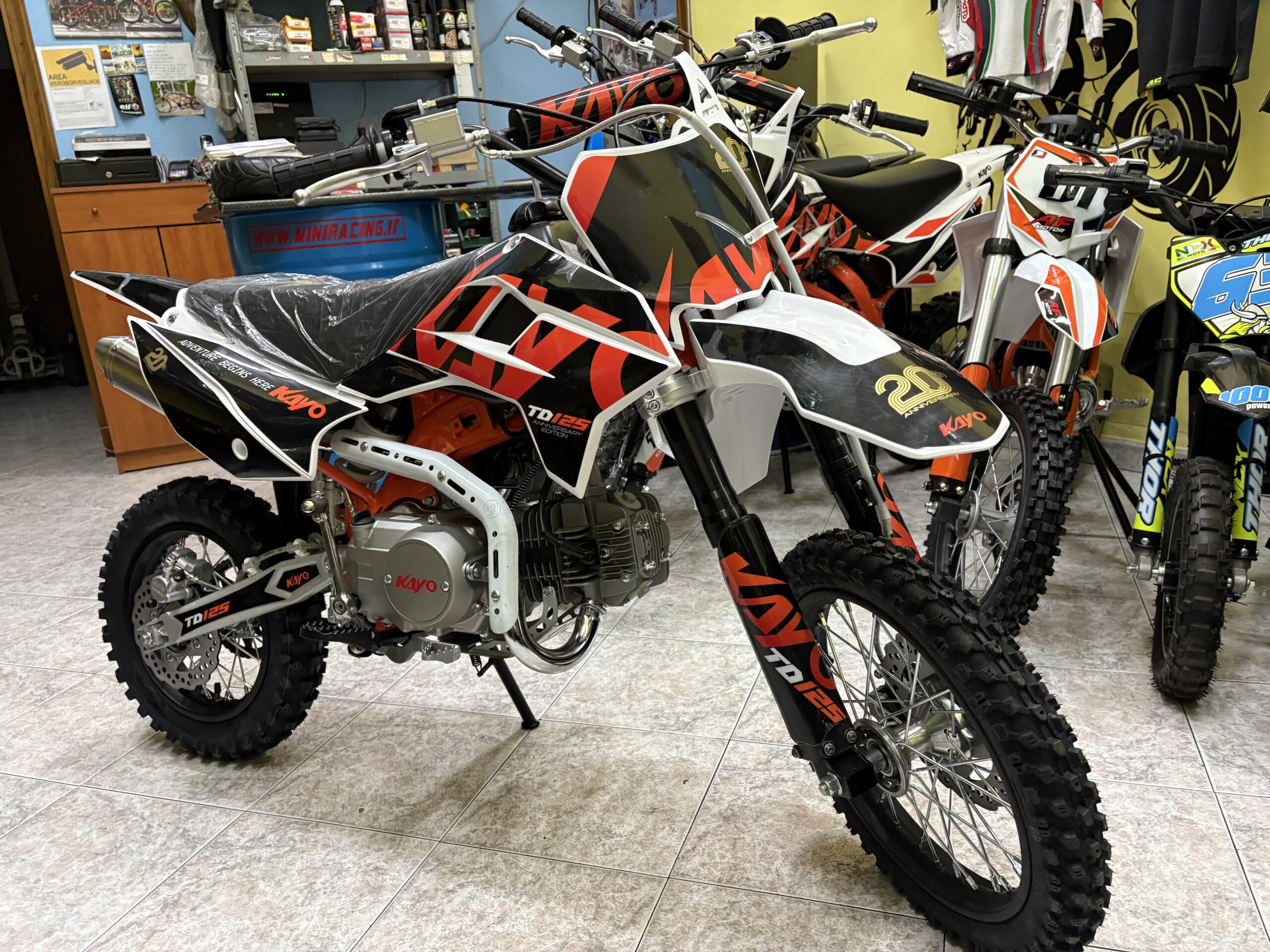 PIT BIKE KAYO TD-D 125CC 4T,4 MARCE, RUOTA 14" 12" 20 ANNIVERSARY - immagine 5