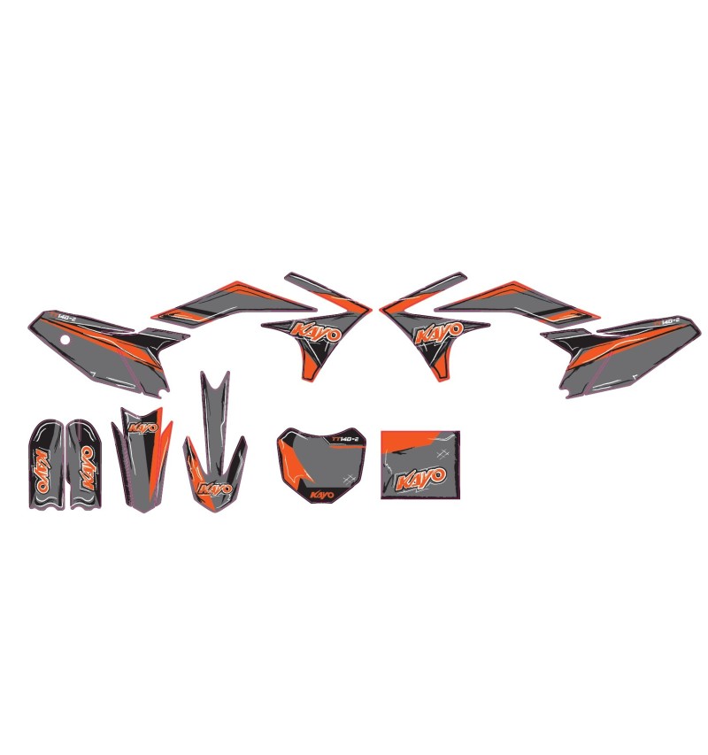 PIT BIKE KAYO 140CC 4T,4 MARCE, RUOTA 16”I9”,AVVIAMENTO ELETTRICO - immagine 8